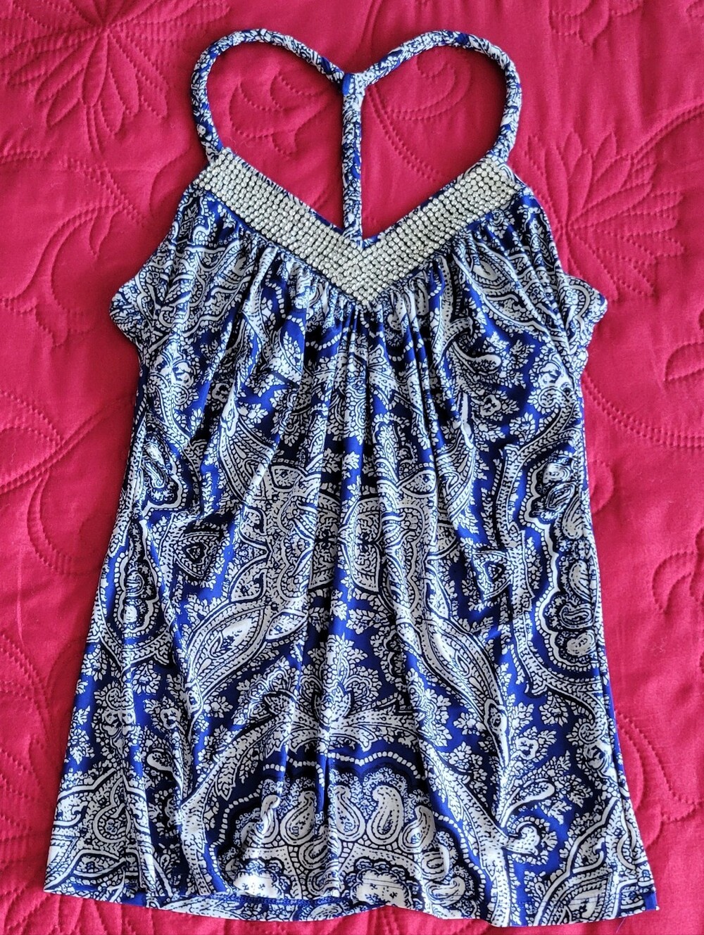 Paisley Tank - Size M - INC